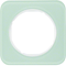 Berker R.1 glass frame, 1-gang, white