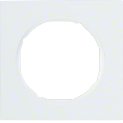 Berker R.3 marco individual, blanco, brillante