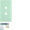 BERKER TS Glass top plate 2-fold transparent
