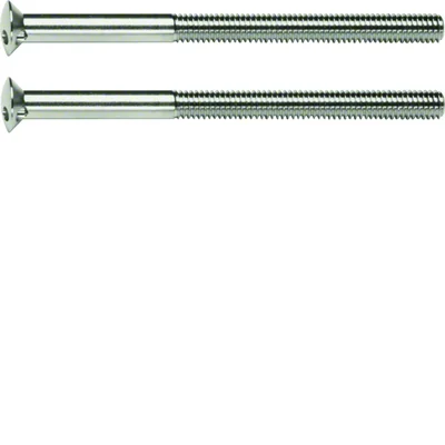 BERKER TS Schraube mit zwei Löchern M3,5 x 50 mm Chrom