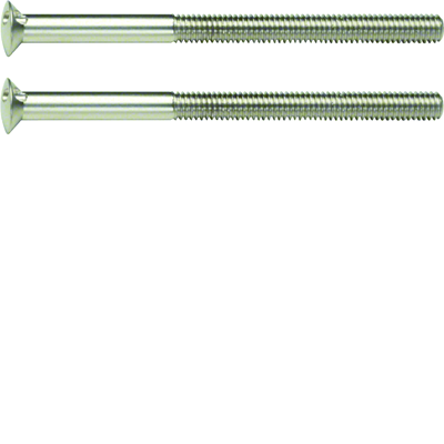 BERKER TS Schraube mit zwei Löchern M3,5 x 50 mm Edelstahl