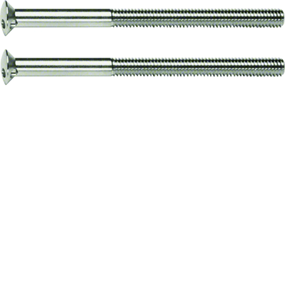 BERKER TS Screw with two holes M3.5 x 50mm chrome