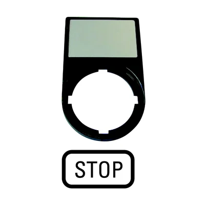 Beschreibungsschilder, STOP, M22S-ST-GB0