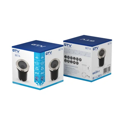 BETA-O GROUND MOUNTED LAMP WITH ANGLE ADJUSTMENT, max. 50 W, GU10, IP67, AC220-240V, 50/60Hz, INOX, ROUND