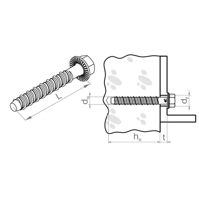 Betonschraubendurchmesser 14 mm