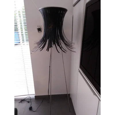 BETY Lámpara de pie E27 IP20 negro