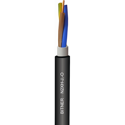 Bezhalogenowy kabel energetyczny i sterowniczy N2XH-J 0,6/1kV 3x1,5RM