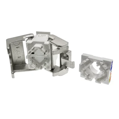 Beznástrojový RJ45 keystone modul STP kat. 6A PoE++ ALANTEC - test kvality INTERTEK (USA) - VYLEPŠENÉ PŘENOSOVÉ PARAMETRY