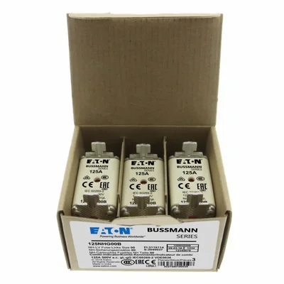 Bezpiecznik przemysłowy topikowy klasa gG/gL 125A 500VAC