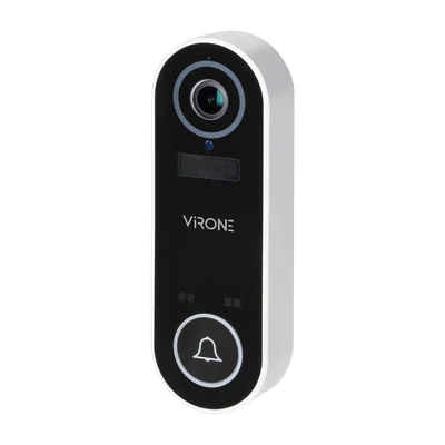 Bezprzewodowy wideo dzwonek LAYO z kamerą wideo Full HD, WiFi, IP65, akumulator, komunikacja ze smartfonem z aplikacją Tuya, w zestawie dzwonkowy odbiornik sieciowy, 60 dzwonków