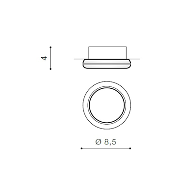 BIAGIO IP44 Lampada da soffitto ad incasso oro