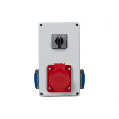 BICO distribution board - sockets 32A 5p, 2x230V, L/P (25A) IP44