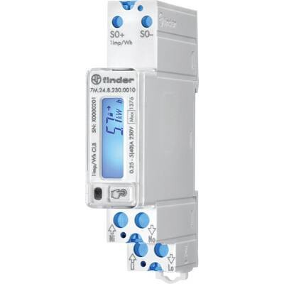 Bidirectional, single-phase MID energy meter with LCD display