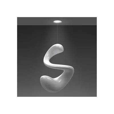 Bílé stropní svítidlo NEARCO INCASSO