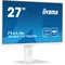 Bílý monitor iiyama ProLite XUB2797QSN-W2 27" IPS LED WQHD 1ms 100Hz /HDMI DP/ Vestavěná dokovací stanice USB-C, FlickerFree