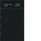 B.IQ 4-fach-Taste mit Temperaturregler und schwarzem Glasdisplay