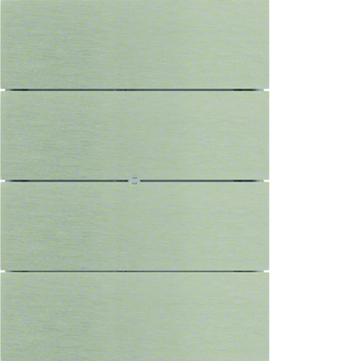B.IQ Bouton-poussoir quadruple standard en acier inoxydable
