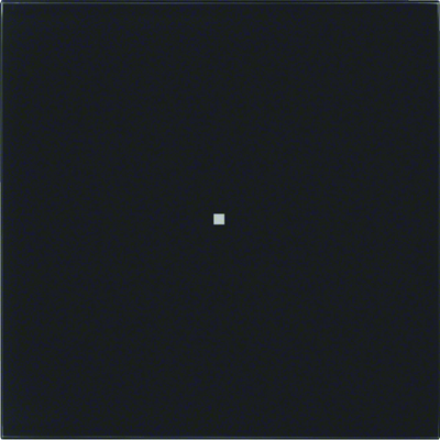 B.IQ Bouton poussoir simple verre confort noir
