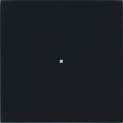 B.IQ Bouton poussoir simple verre confort noir