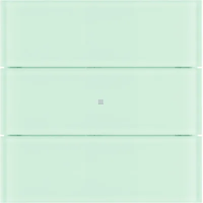 B.IQ Button 3-fach Comfort Weißglas
