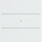 B.IQ Button 3fach Standard weiß