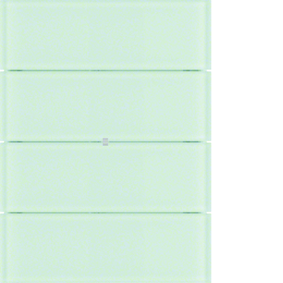 B.IQ Button 4-fold comfort white glass