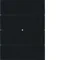 B.IQ Button 4fach Standard Glas schwarz