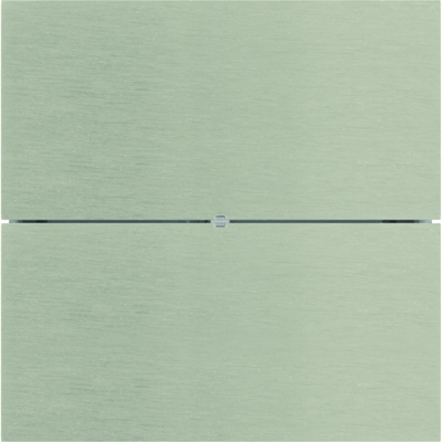 B.IQ Drucktaster 2fach Standard Edelstahl