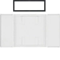 B.IQ Lettering field for B.IQ 1-, 2- and 3-gang push-buttons, transparent