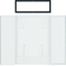 B.IQ Lettering field for B.IQ 4-gang push-buttons, transparent
