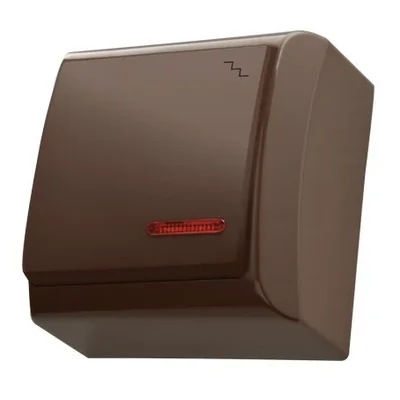 BIS Łącznik schodowy z podświetleniem brązowy