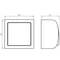 BIS Single-pole white switch