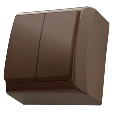 BIS Two-group connector, brown candlestick
