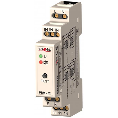 Bistabilní relé 230V AC TYP: PBM-02