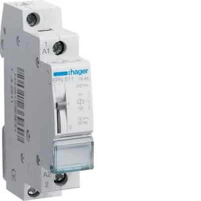 Bistable relay 12VAC 1NO 16A