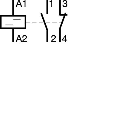 Bistable relay 12VAC 1NO+1NC 16A