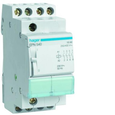 Bistable relay 230VAC/110VDC 4NO 16A