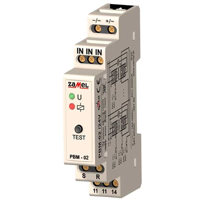 Bistable relay 24V AC/DC type: PBM-02/24V