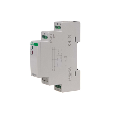 Bistable relay On TH-35 DIN rail with inrush relay 160A/20ms 24V