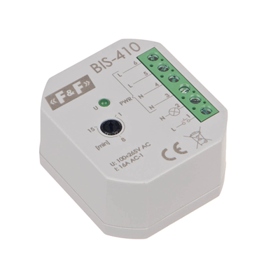 Bistable relay with time switch