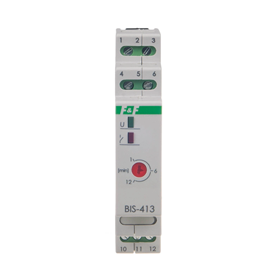 Bistable relay with time switch