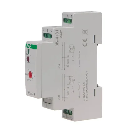 Bistable relay with time switch