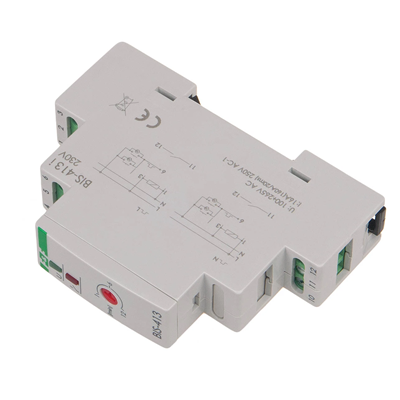 Bistable relay with time switch