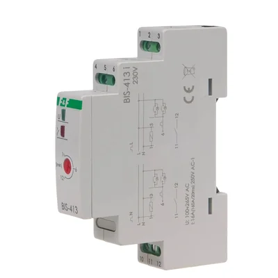 Bistable relay with time switch