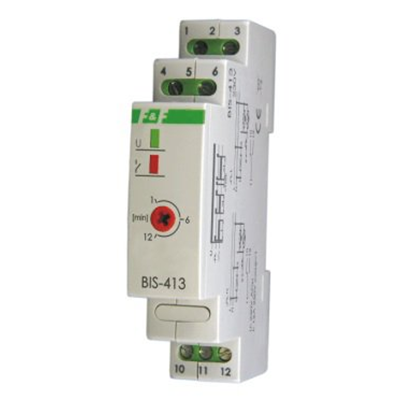 Bistable relay with time switch