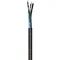 BiT 500 2(St) BLACK FR 2x2x0.75 Flame-retardant, steamed, flexible control cable