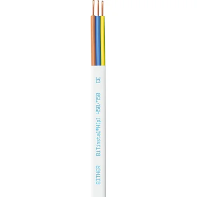 BiTinstal H(p) 450/750V 4G1.5 Halogen-free flat installation cable for indoor use