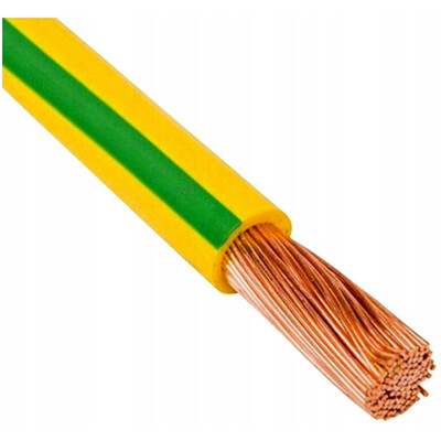 BITONE Cable de instalación H07V-K 1x10mm2 450/750V amarillo-verde