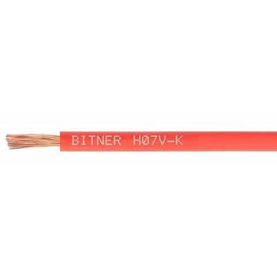 BITONE Cable de instalación H07V-K 1x10mm2 450/750V rojo