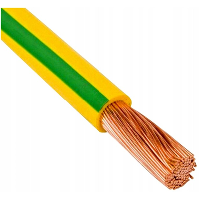 BITONE Instalační kabel H07V-K 1x25mm2 450/750V žlutozelený